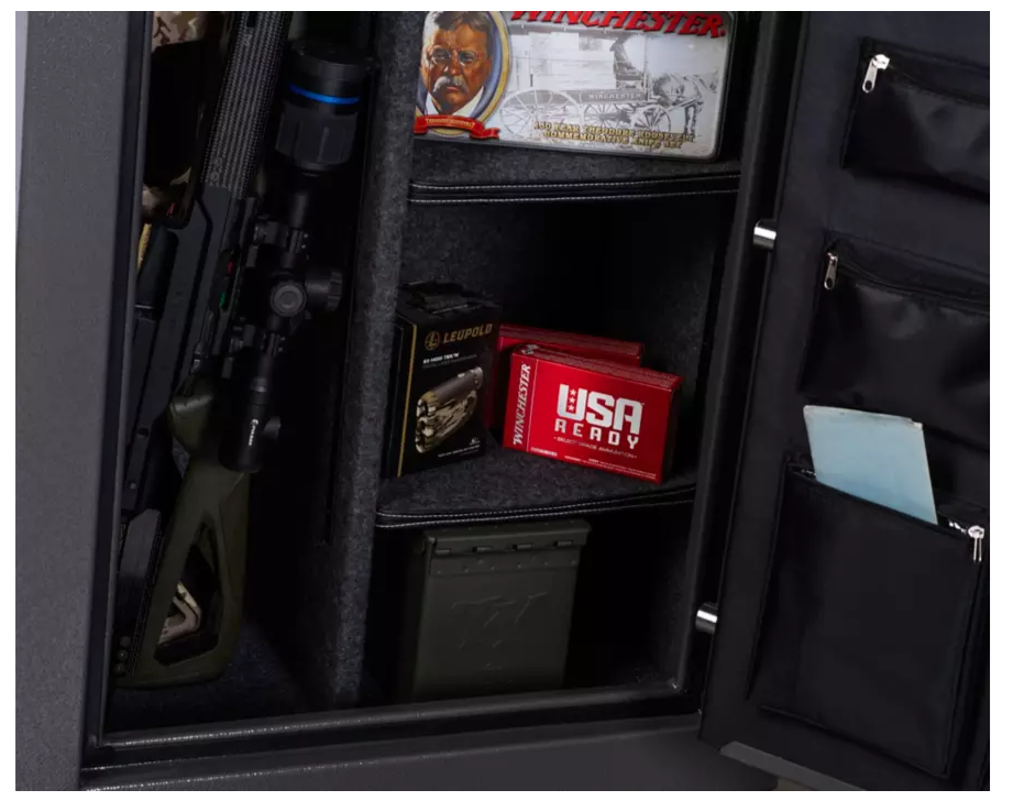 Winchester Safes 26 Long Gun 18.4 cu. ft. Electronic Lock Gun Safe, 45 Min. Fire Rating, Slate