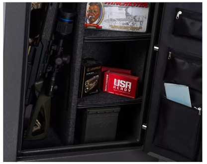 Winchester Safes 26 Long Gun 18.4 cu. ft. Electronic Lock Gun Safe, 45 Min. Fire Rating, Slate