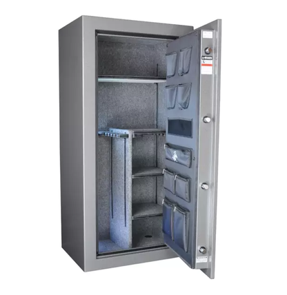 Winchester Safes 26 Long Gun 18.4 cu. ft. Electronic Lock Gun Safe, 45 Min. Fire Rating, Slate